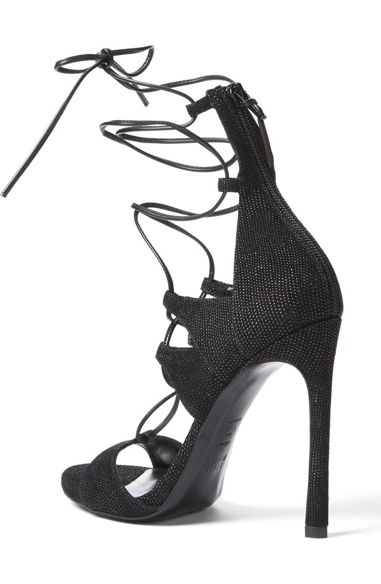 Stuart Weitzman Leg Wrap High Dress Sandal, Alternate, color,