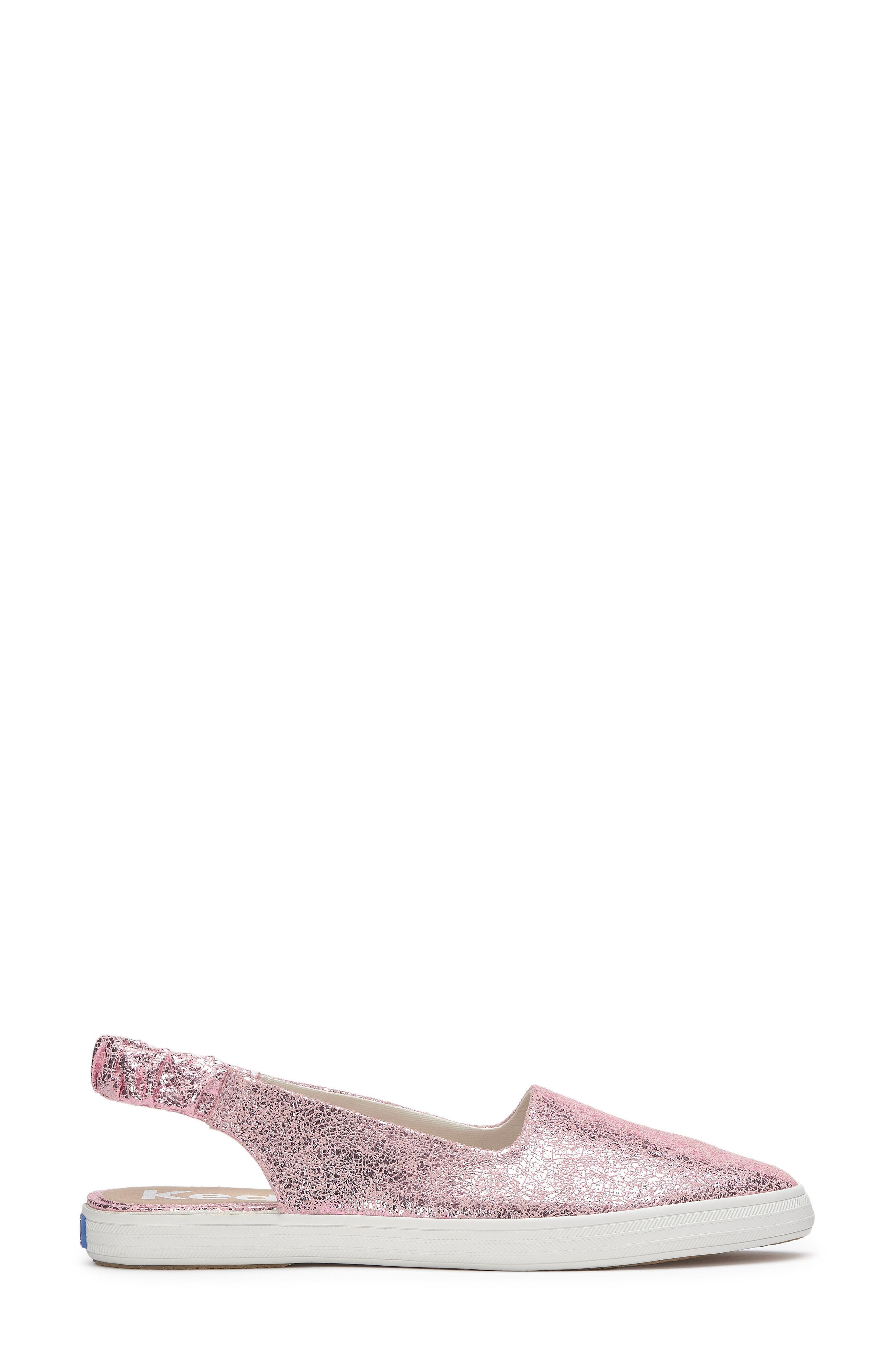 Slingback Flat, Alternate, color, PINK