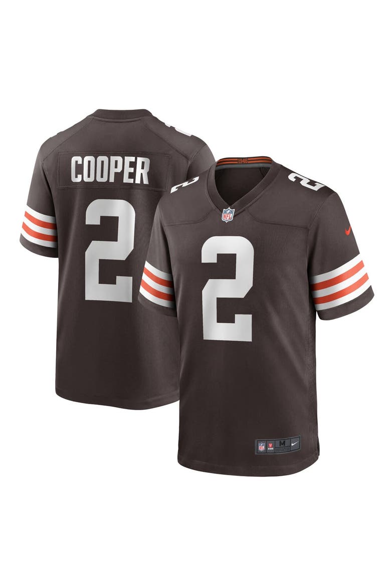 Youth Nike Amari Cooper Brown Cleveland Browns Game Jersey, Main, color, Brown
