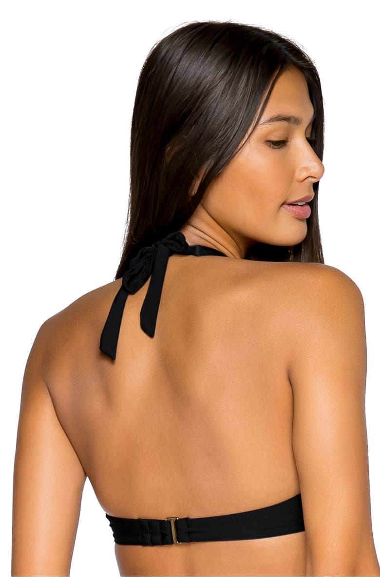 B Swim Hailey Halter Bikini Swimsuit Top, Alternate, color, 