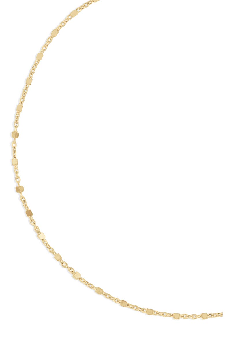 14K Gold Cube Station Bracelet, Alternate, color, 14K YELLOW GOLD