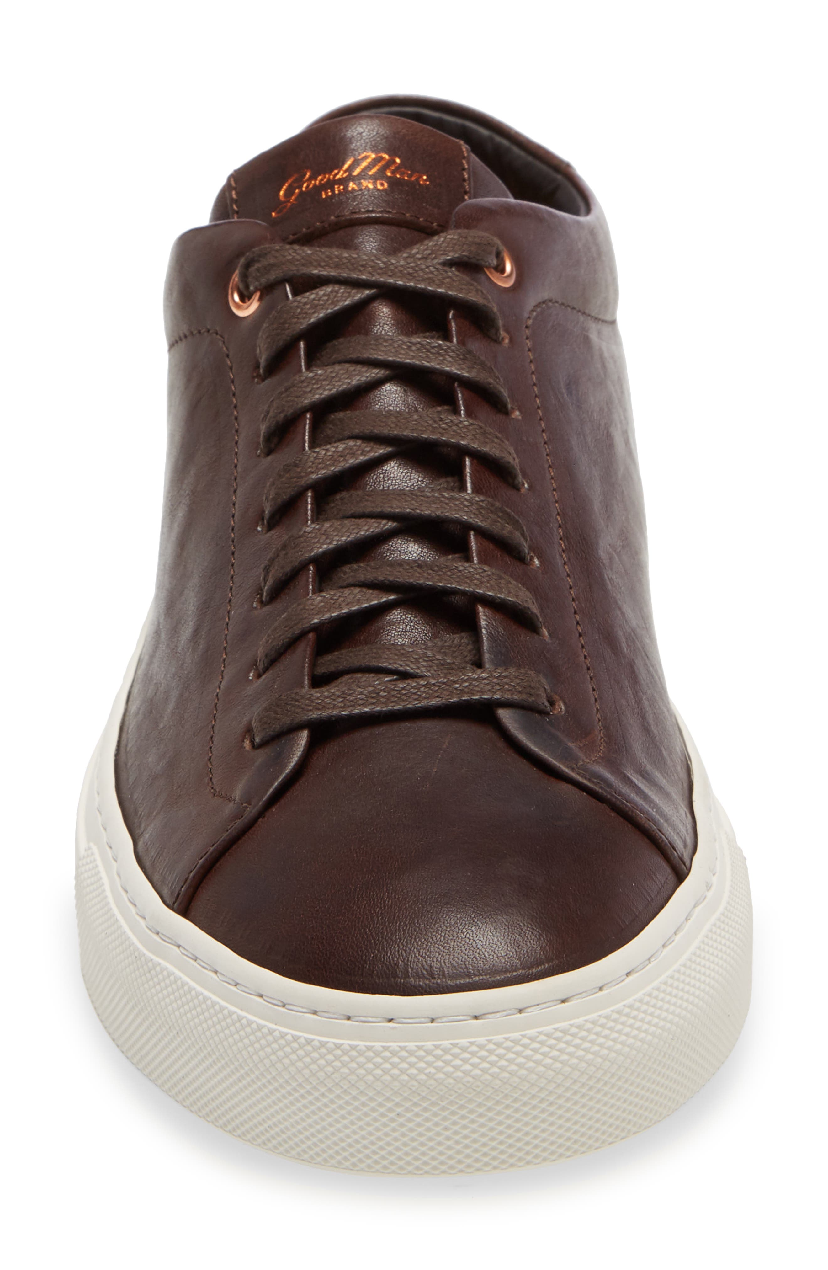 Edge Sneaker, Alternate, color, DARK VACHETTA