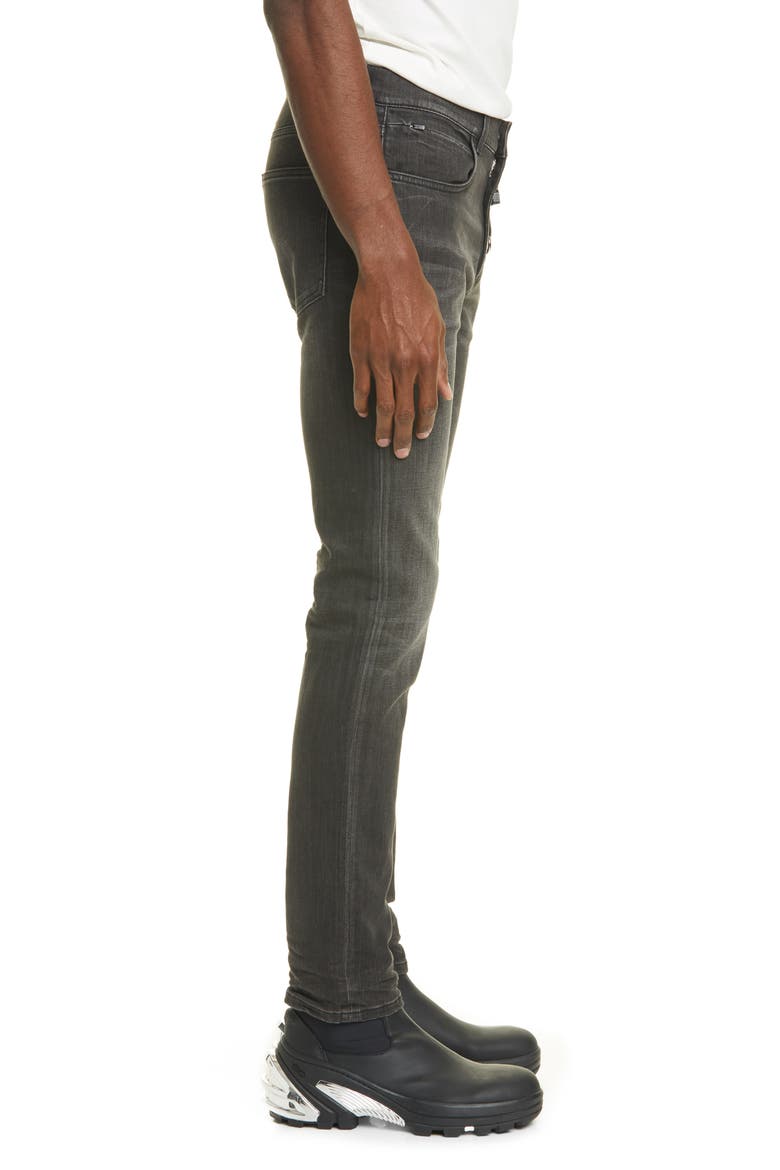 Classic Roller Coaster Buckle Jeans, Alternate, color, BLACK