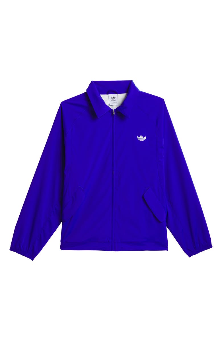 adidas x Mark Gonzales Shmoofoil Jacket, Alternate, color, Lucid Blue
