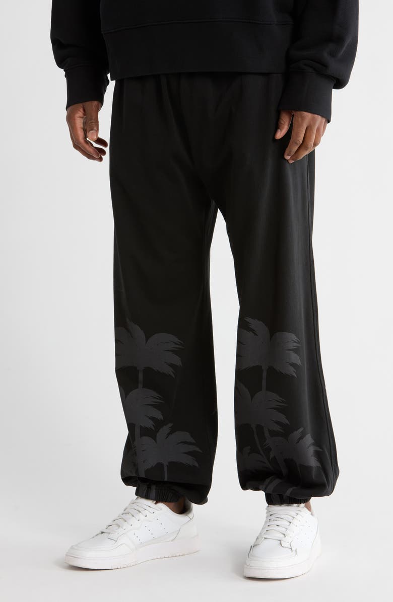 Palm Angels Palms Sweatpants, Main, color, Black