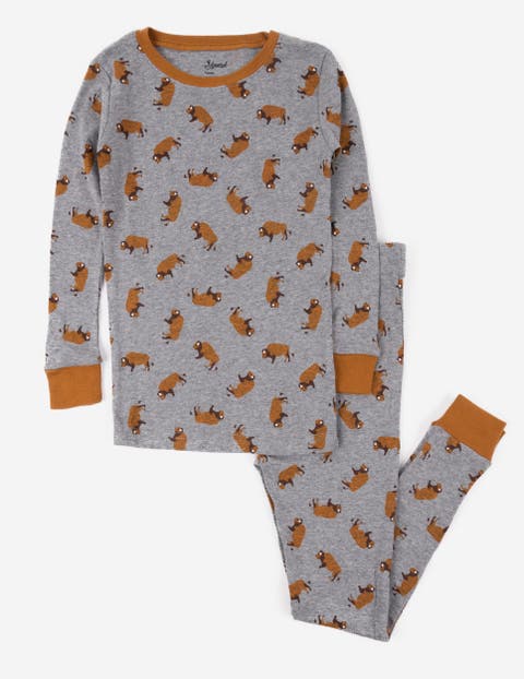 Kids Cotton Two-Piece Printed Pajamas, Animals & Characters (Toddler, Little Kid & Big Kid)