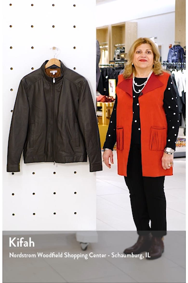 Leather Bomber Jacket video