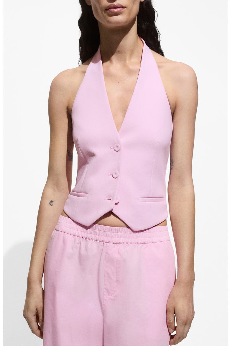 Halter Vest, Main, color, PINK