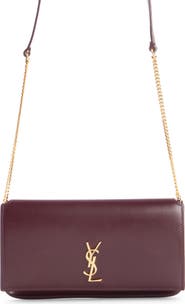Saint Laurent Cassandre Patent Leather Crossbody Phone Holder