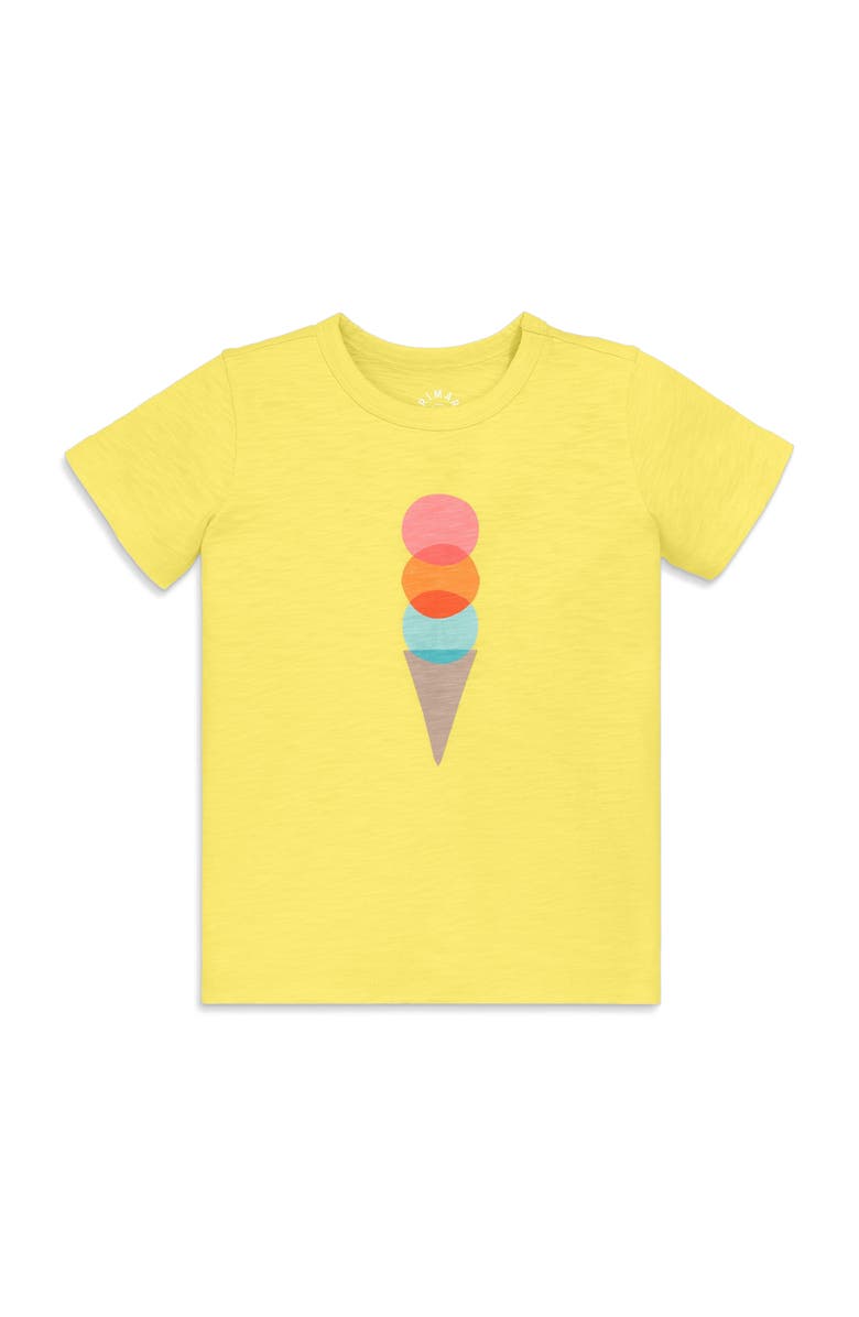 Primary Kids Ice Cream Cone Tee, Main, color,