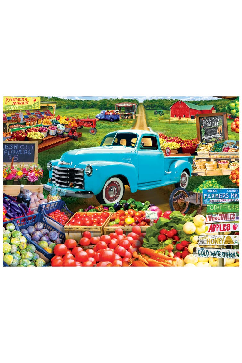 Market Day 1000 Piece Jigsaw Puzzle, Alternate, color, Multicolor