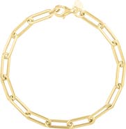 Queen Jewels Paper Clip Chain Bracelet