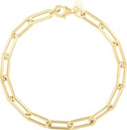 Queen Jewels Paper Clip Chain Bracelet