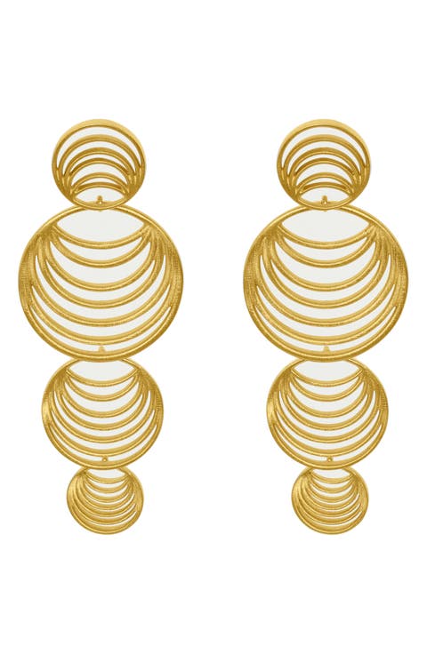 Salvador Long Drop Earrings