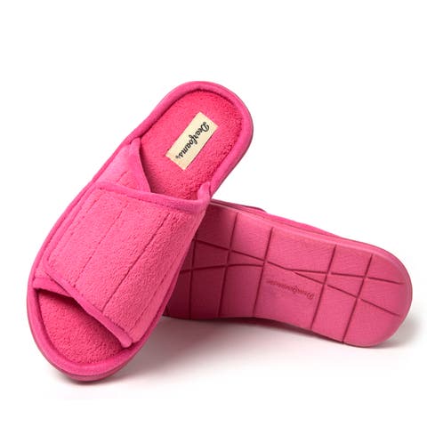 Mickey Terry Adjustable Shower Slide Slipper (Women)