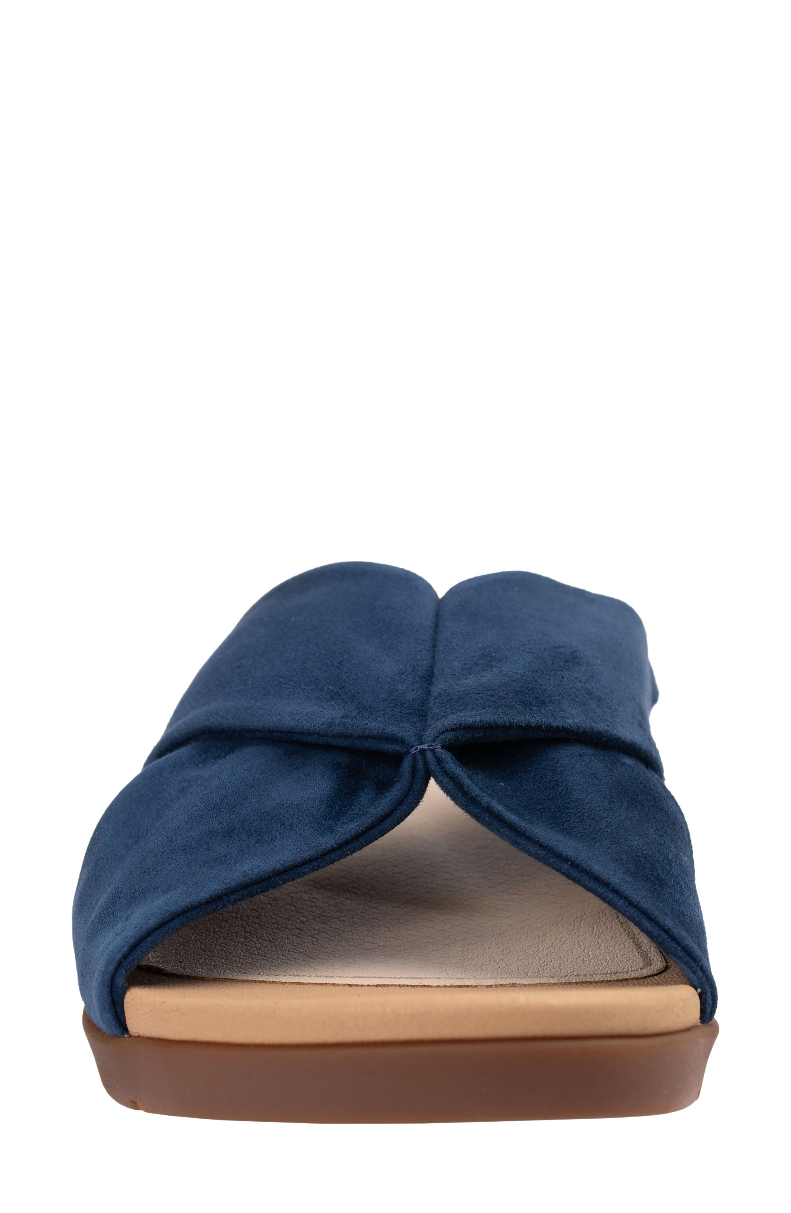 Riviera Slide Sandal, Alternate, color, MARINE BLUE