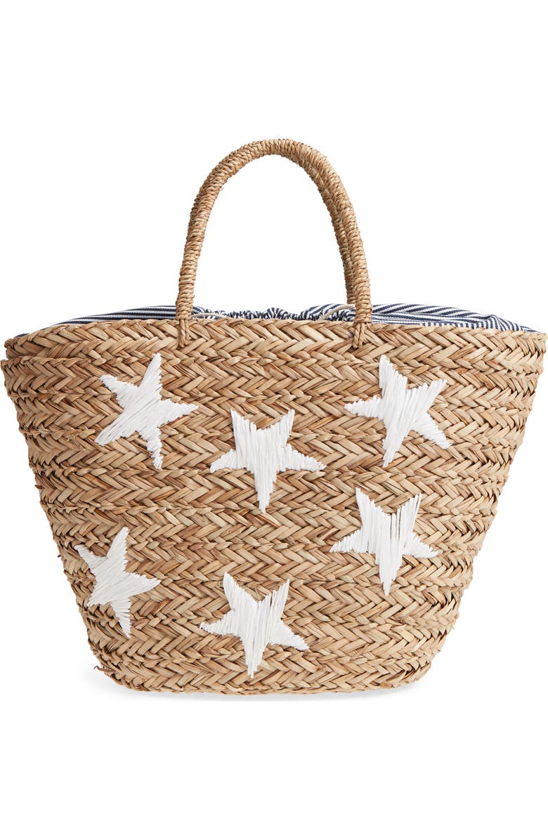 Nordstrom Stargaze Woven Sea Grass Tote, Main, color,