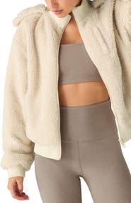 Beyond Yoga Adventure Faux Shearling Hoodie