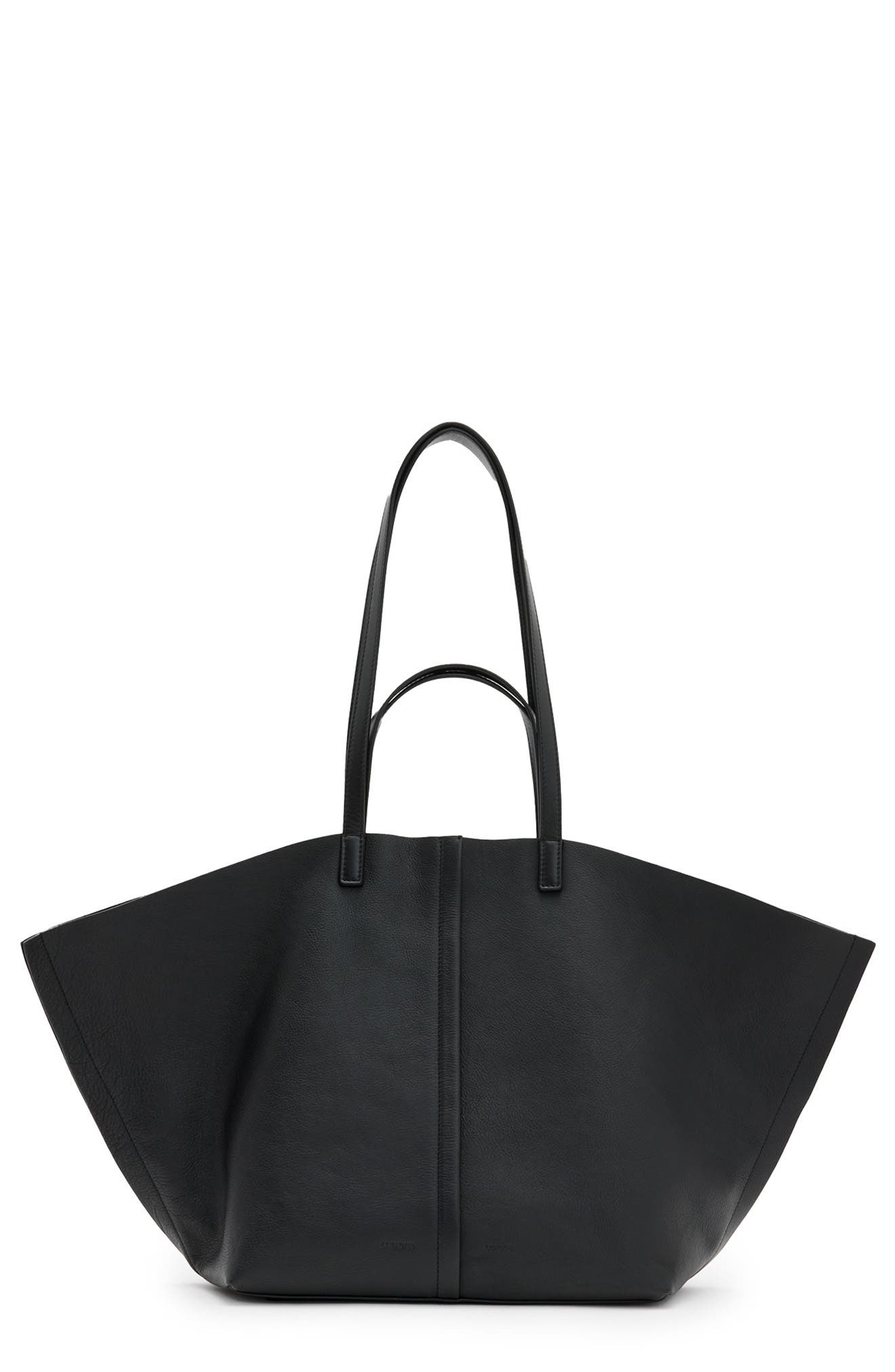 AllSaints Phoenix Leather East/West Tote
