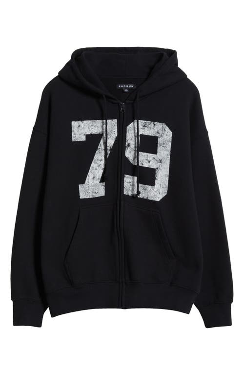 PACSUN PACSUN 79 GRAPHIC ZIP HOODIE