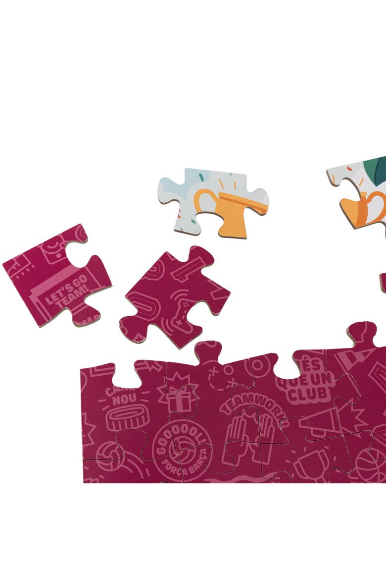 FC Barcelona Soccer 24 Piece Children's Jigsaw Puzzle, Alternate, color, Multi