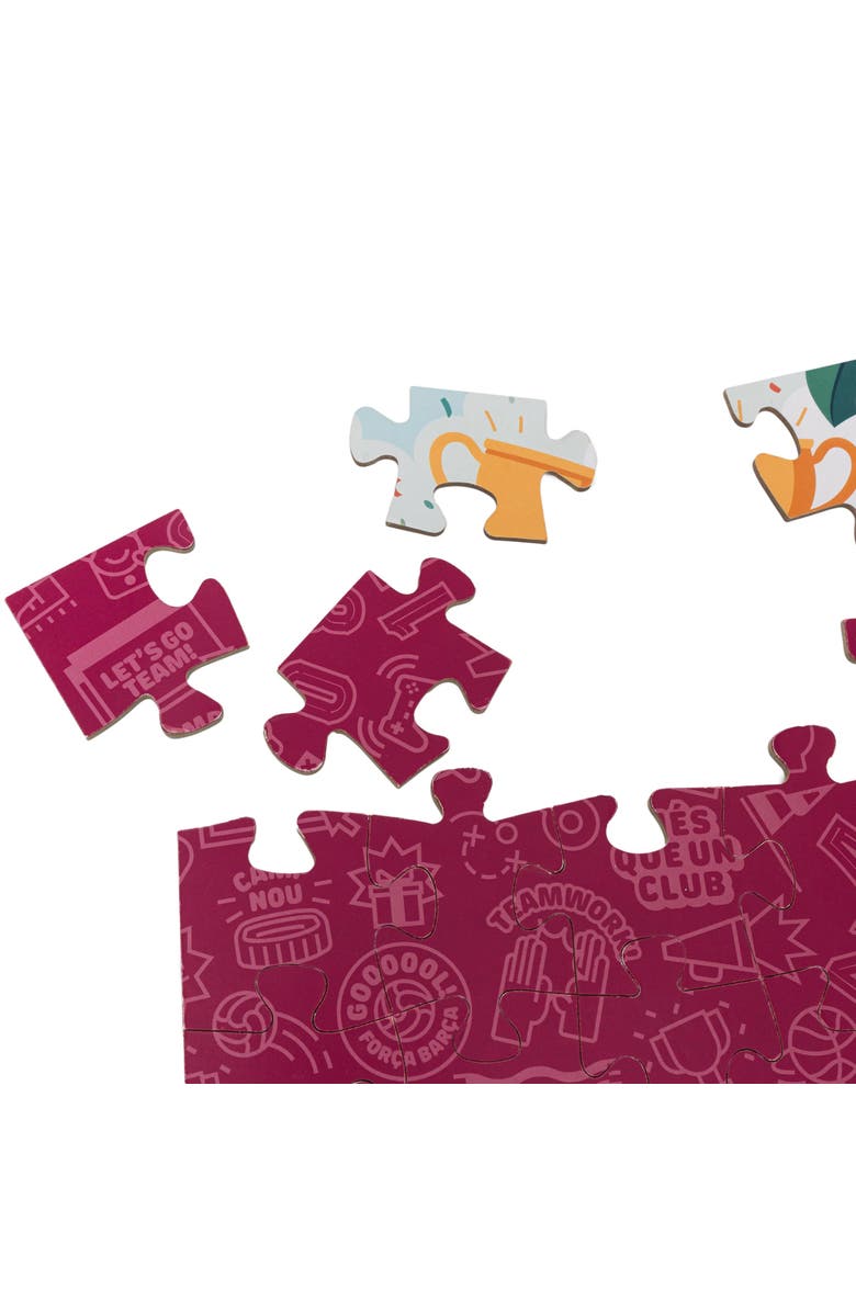 Miniland FC Barcelona Soccer 24 Piece Children's Jigsaw Puzzle, Alternate, color, Multi