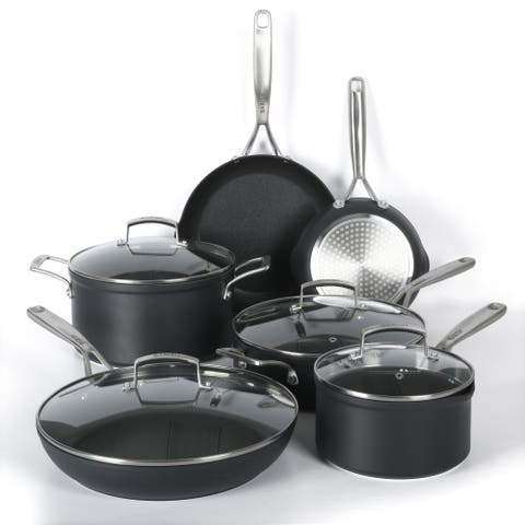 Hard Anodized Titanium Pots and Pans Cookware Set