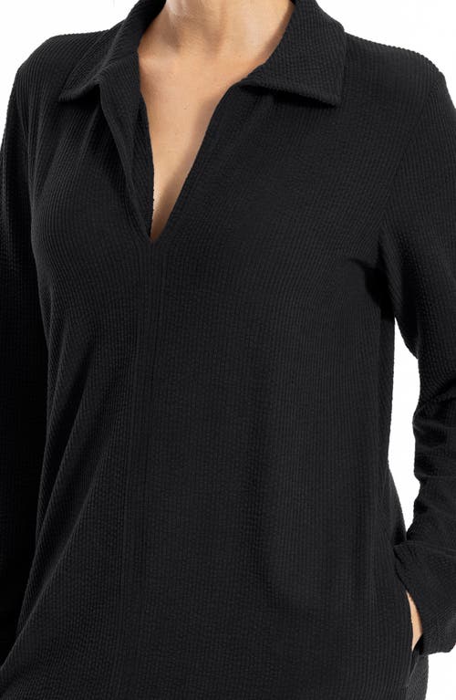 Max Studio Corduroy Dress In Black