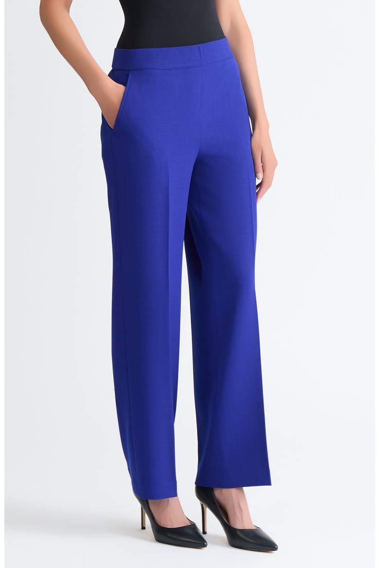Gracie Pull-On Trouser Pants, Alternate, color, ROYAL SIGNATURE