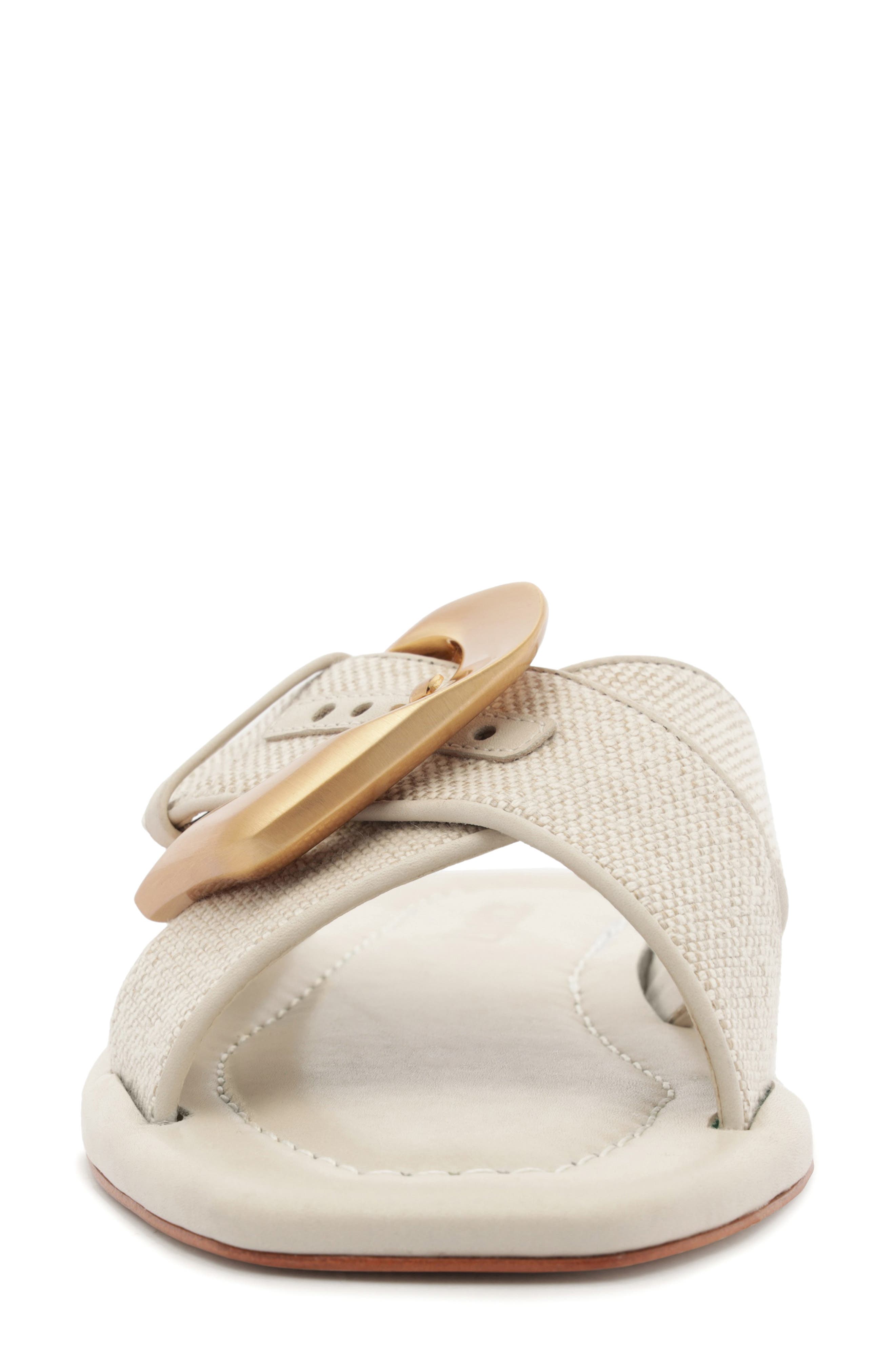 Lois Slide Sandal, Alternate, color, OFF WHITE
