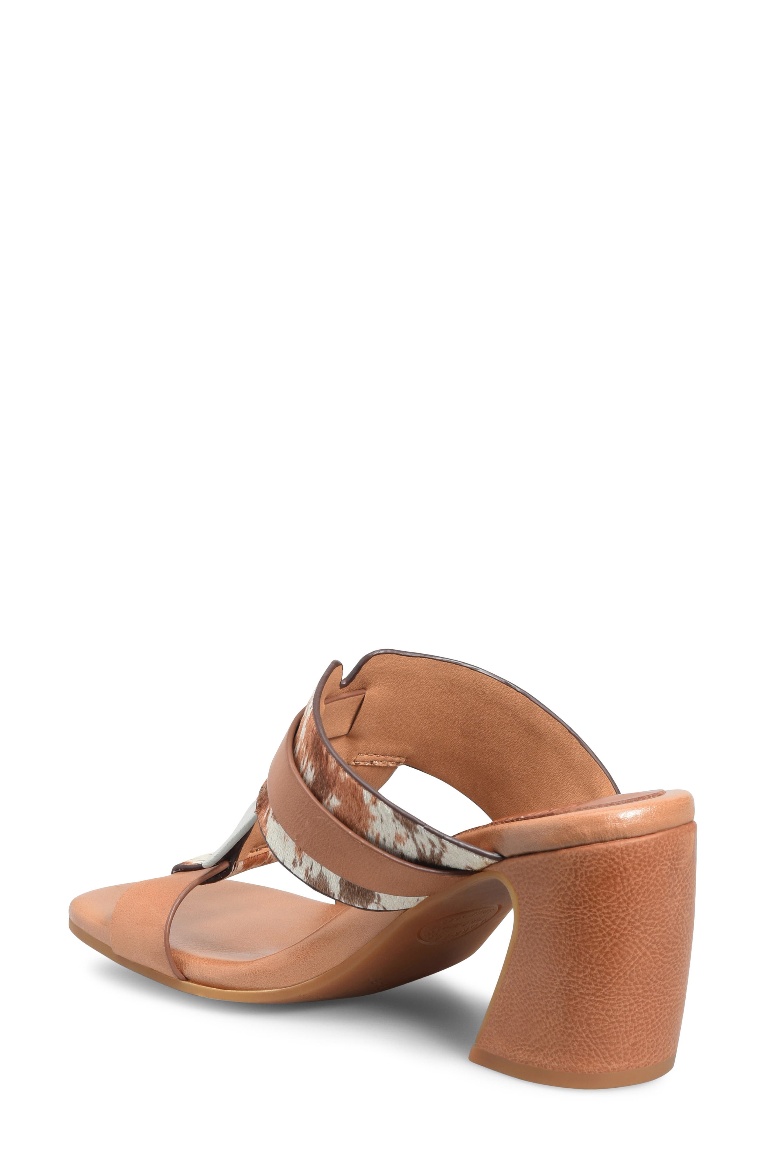Kork-Ease<sup>®</sup> Brynn Mule Sandal, Alternate, color, Tan/ Blue Multi Calf Hair
