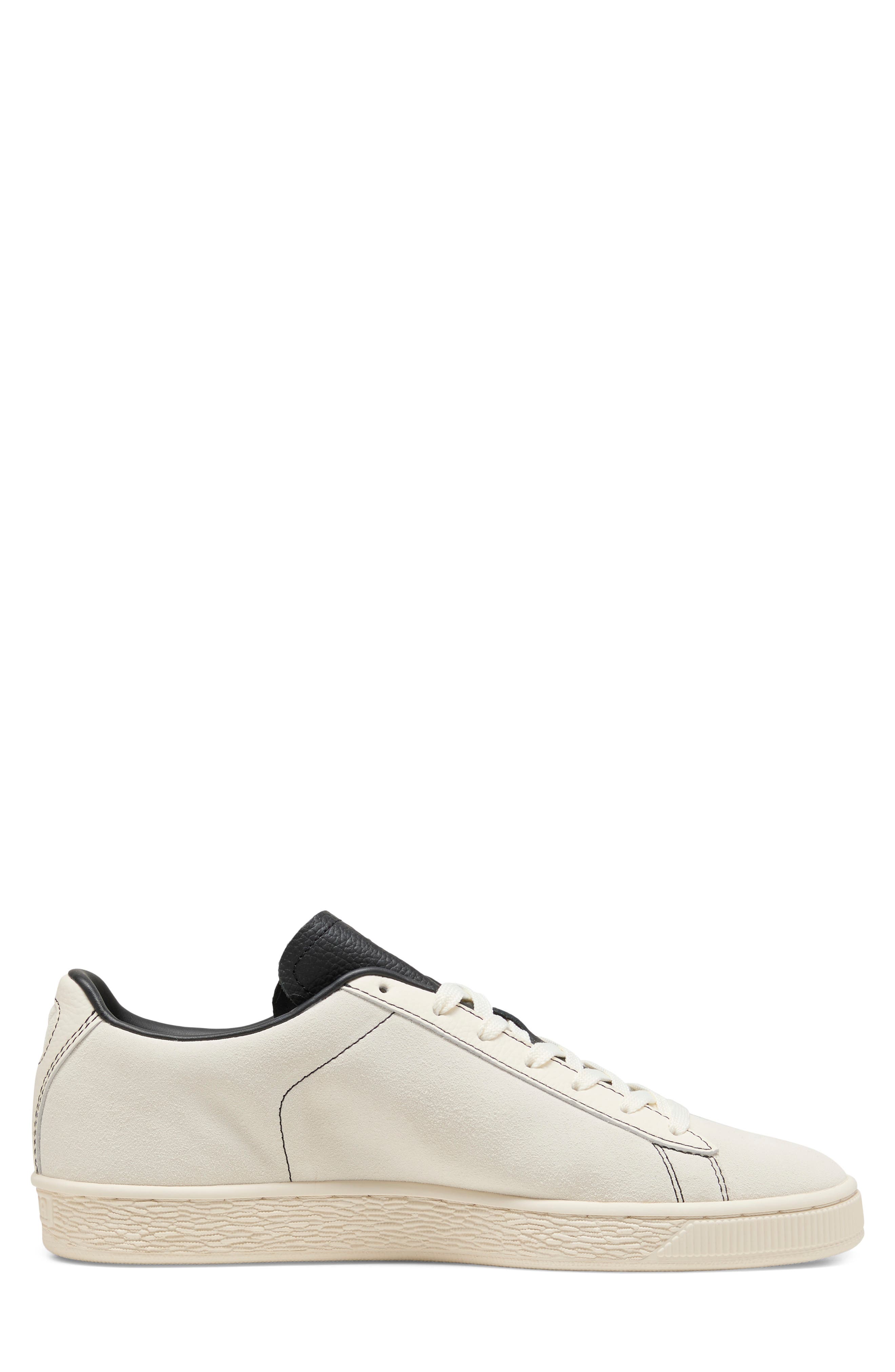 Suede Icons Sneaker, Alternate, color, FROSTED IVORY/ PUMA BLACK