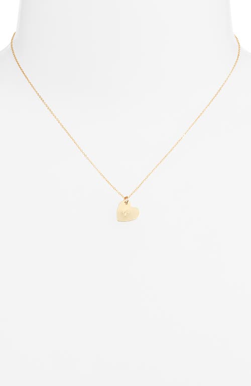 SET & STONES SET & STONES SOPHIA INITIAL HEART PENDANT NECKLACE 
