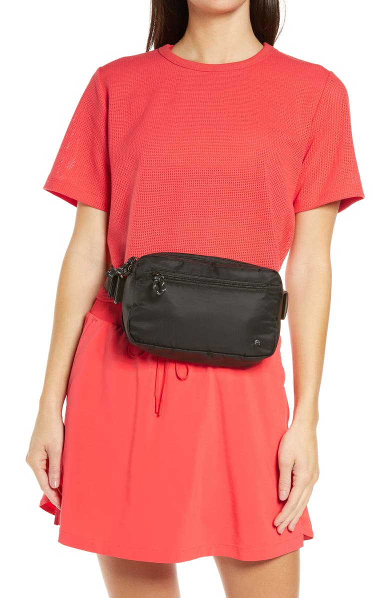 Zella Convertible Belt Bag, Alternate, color,