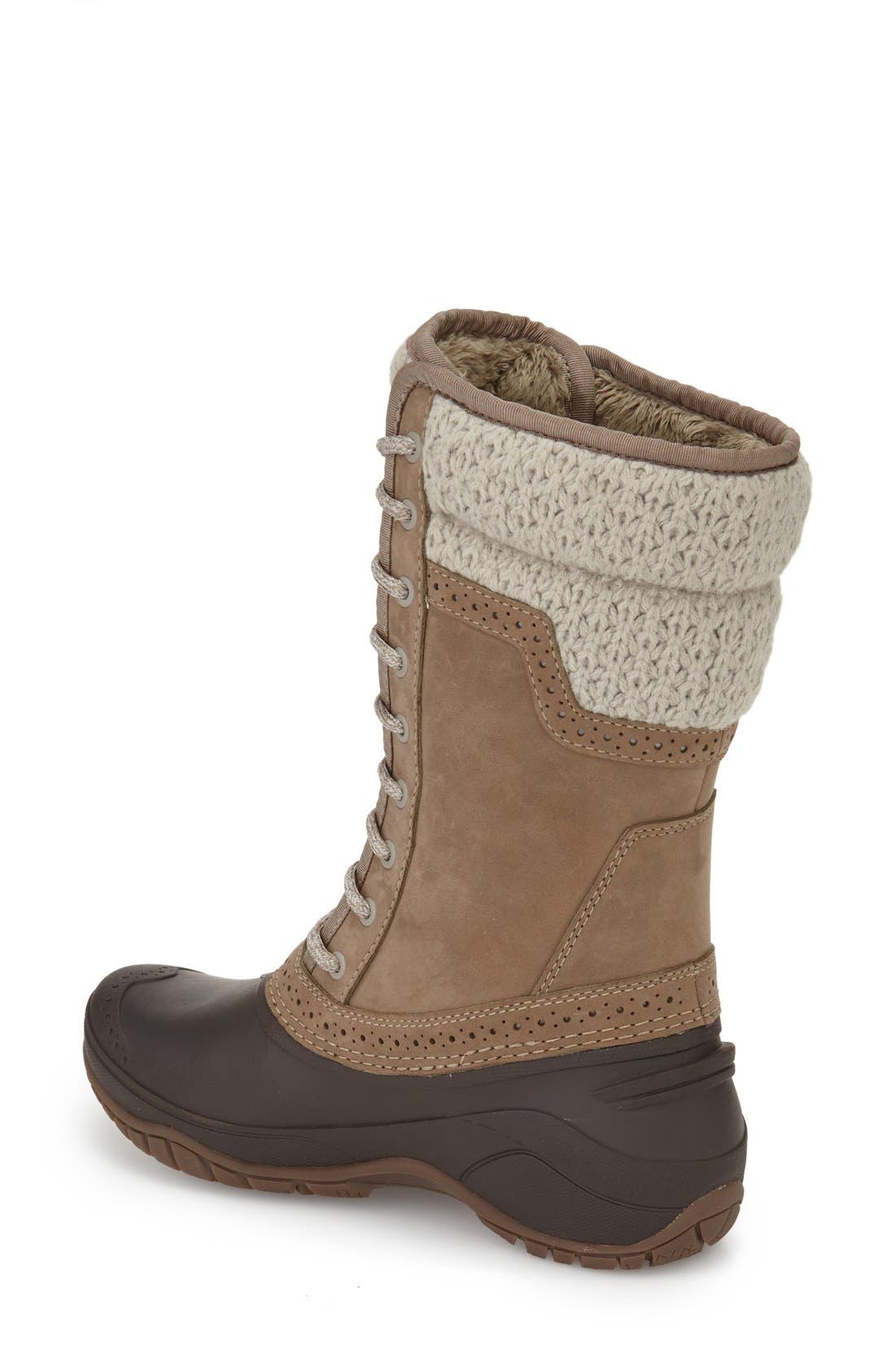 Shellista Waterproof Insulated Snow Boot, Alternate, color, SPLIT ROCK BROWN/ DOVE GREY