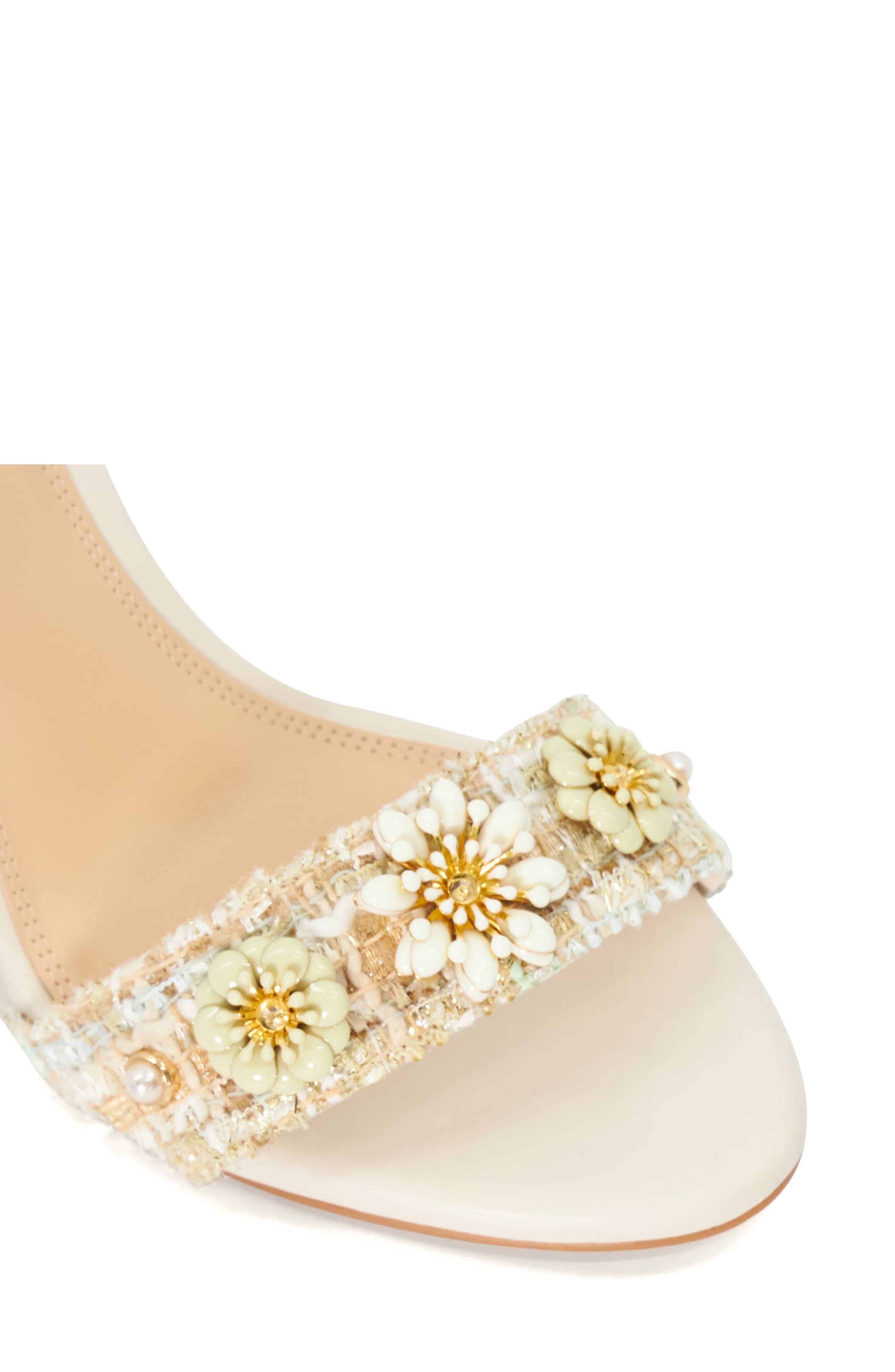 Dune London Mention Ankle Strap Sandal, Alternate, color, Pastel
