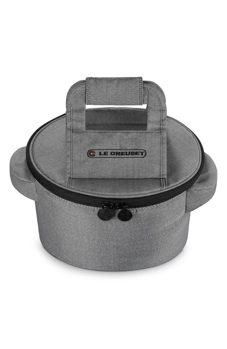 Le Creuset Round Dutch Oven Tote Bag, Alternate, color, Noir