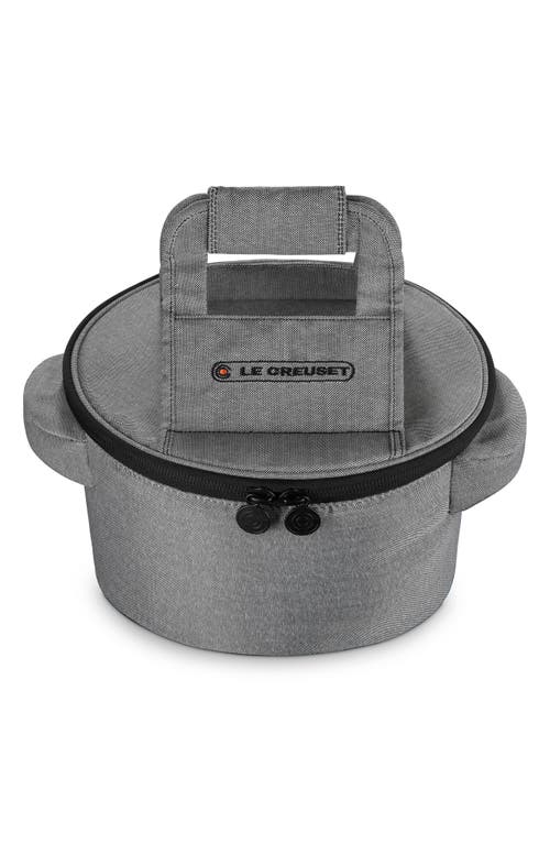 Le Creuset Round Dutch Oven Tote Bag In Gray
