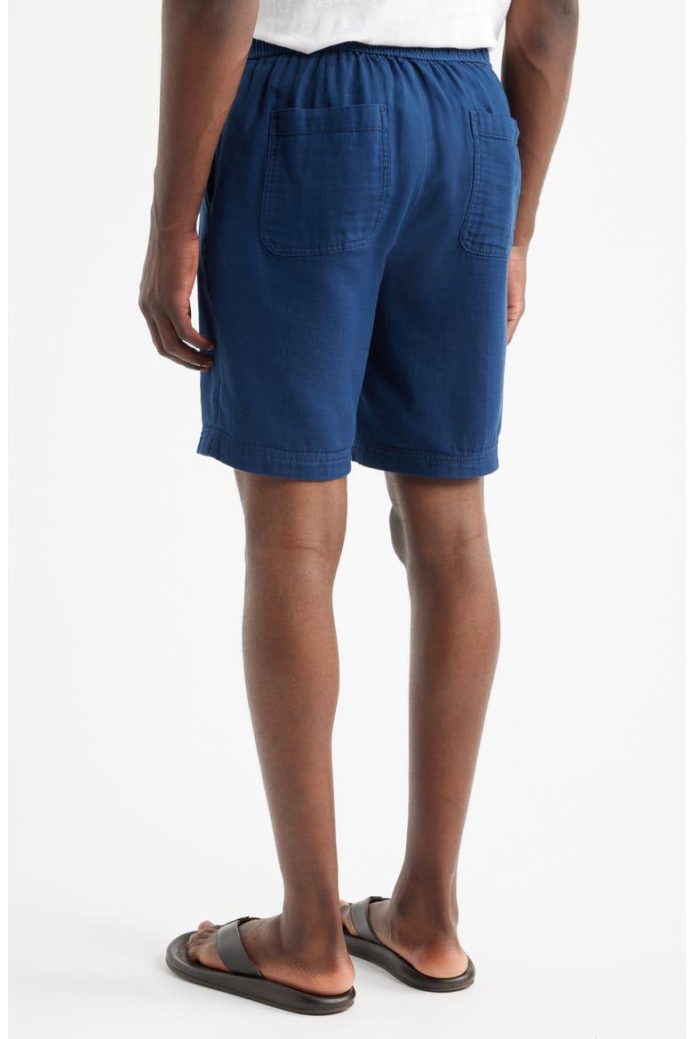 Bora Beach 9-Inch Cotton Gauze Shorts, Alternate, color, MARITIME
