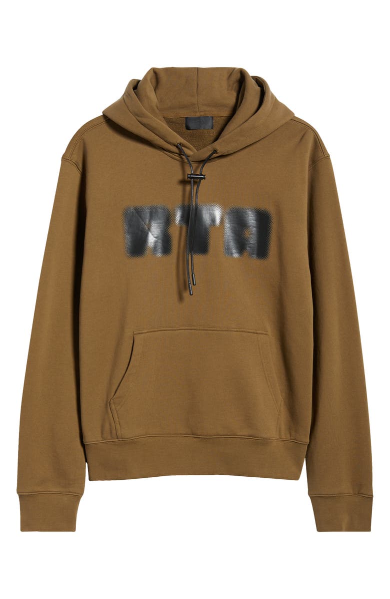 RtA Colin Oversize Graphic Print T-Shirt, Alternate, color, Teak Pirate Radio