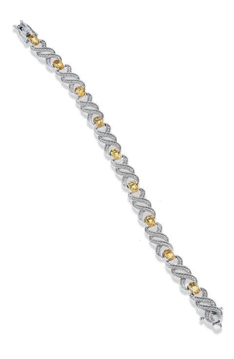 Diamond & Citrine Bracelet