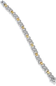SAVVY CIE JEWELS Diamond & Citrine Bracelet