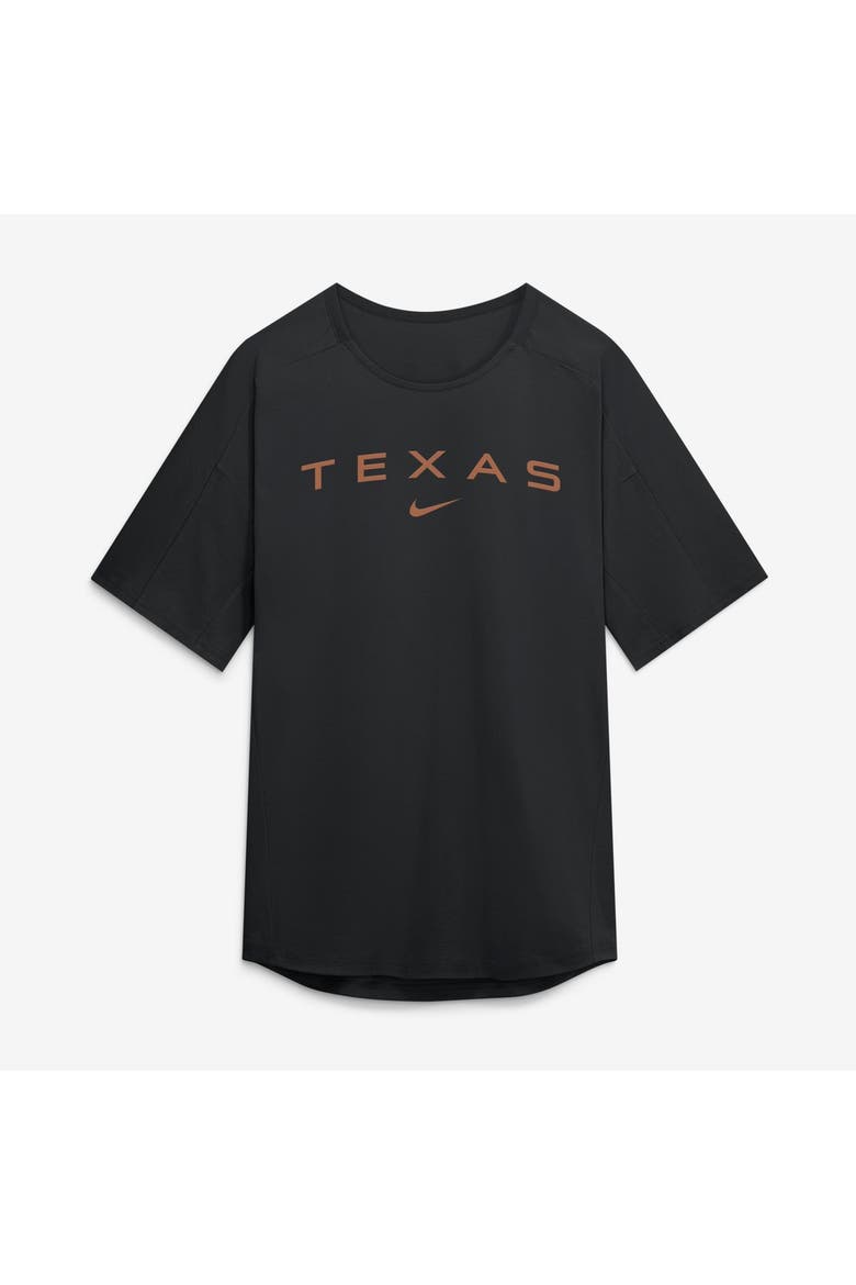 Men's Nike Black Texas Longhorns Golf Club Shirt, Alternate, color, Black