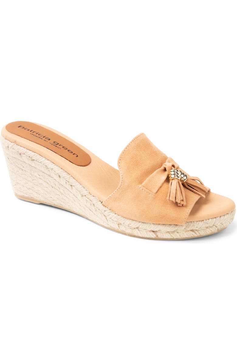 patricia green Capri Tassel Espadrille Wedge Sandal, Main, color,
