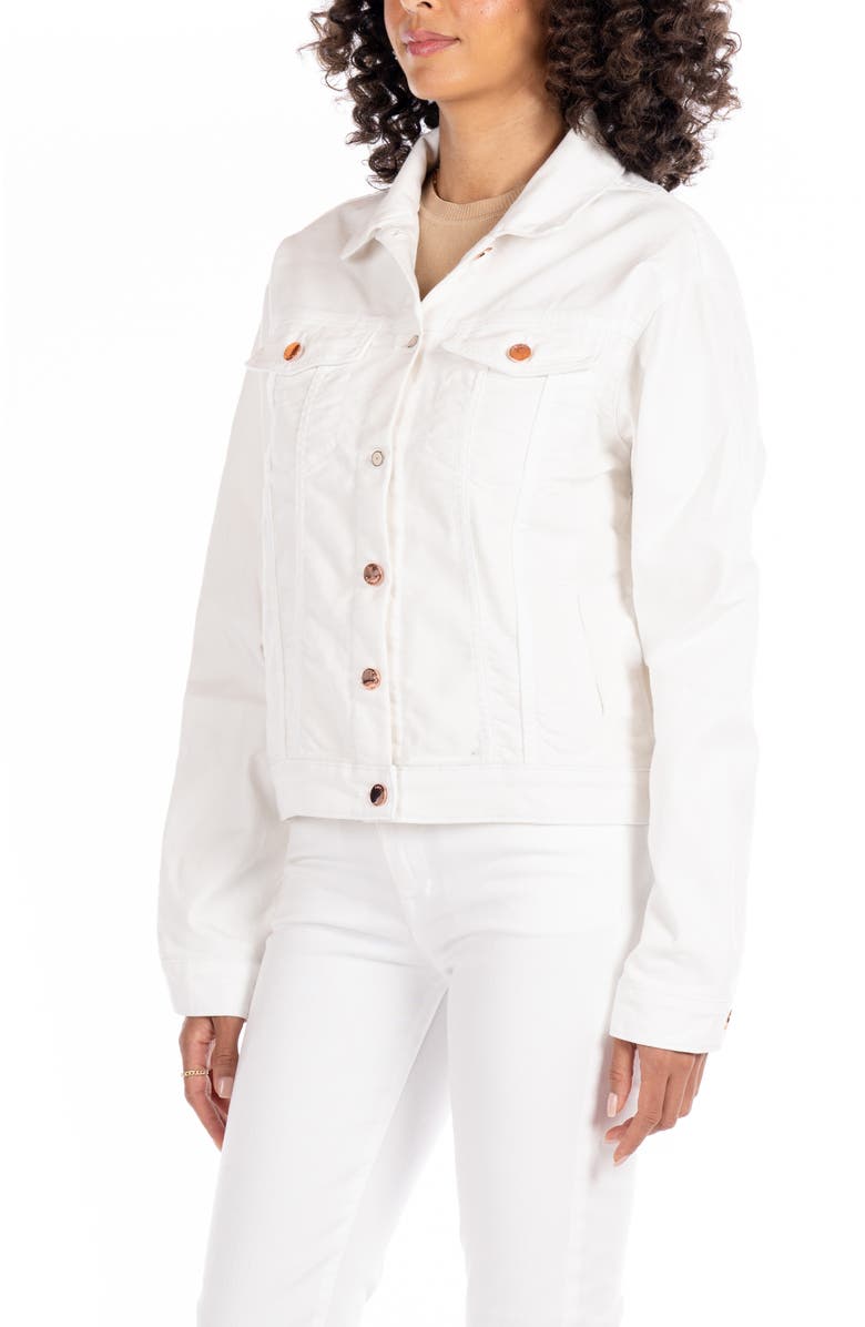 Fidelity Denim Highway Star Jacket, Main, color, Magnolia White