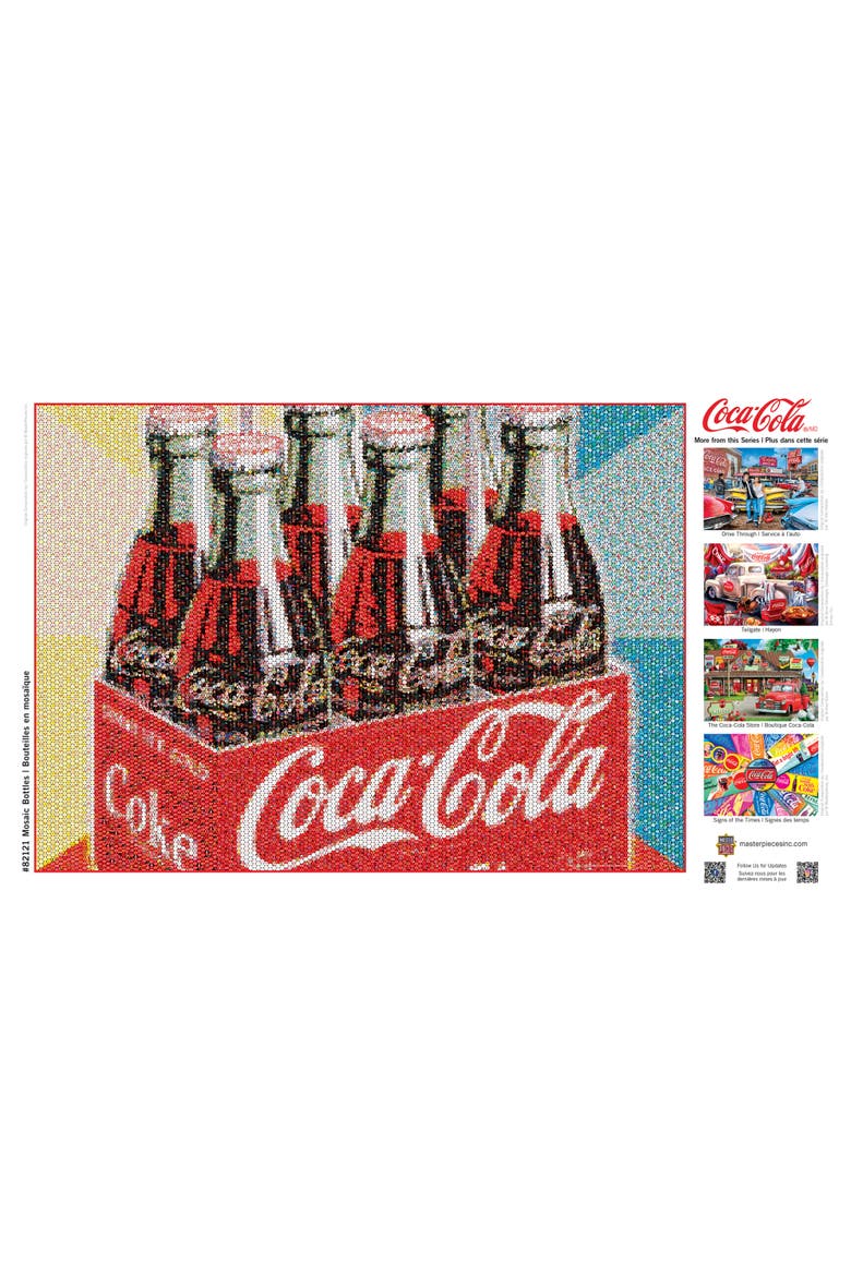 Photomosaic Bottles 1000 Piece Puzzle, Alternate, color, Multicolor