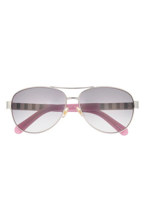kate spade new york 'dalia' 58mm aviator sunglasses