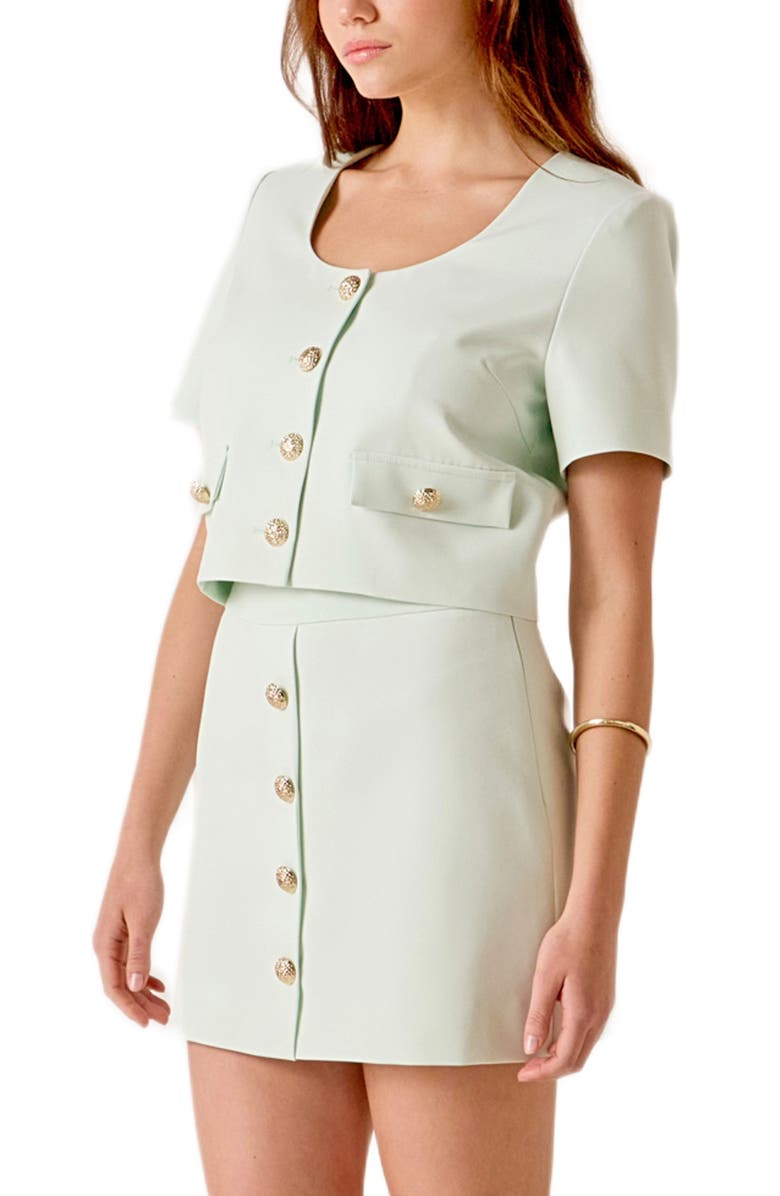 MARSY Short Sleeve Top, Alternate, color, Mint