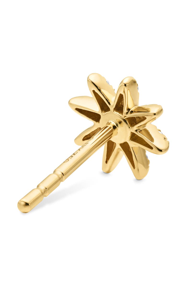 David Yurman Petite Starburst 18K Gold & Pavé Diamond Stud Earrings, Alternate, color, Diamond/ Yellow Gold