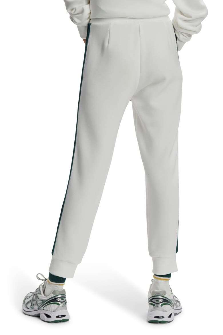 The Slim Stripe DoubleSoft® Joggers, Alternate, color, WHITE/ NAVY/ FOREST